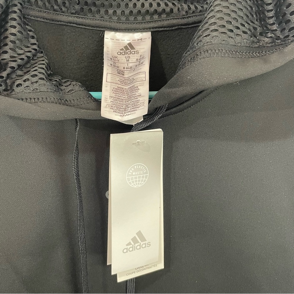 Adidas Women’s Gear Up Aeroready Loose Fit Athletic Climate Hoody Women’s Size M - Picture 2 of 4